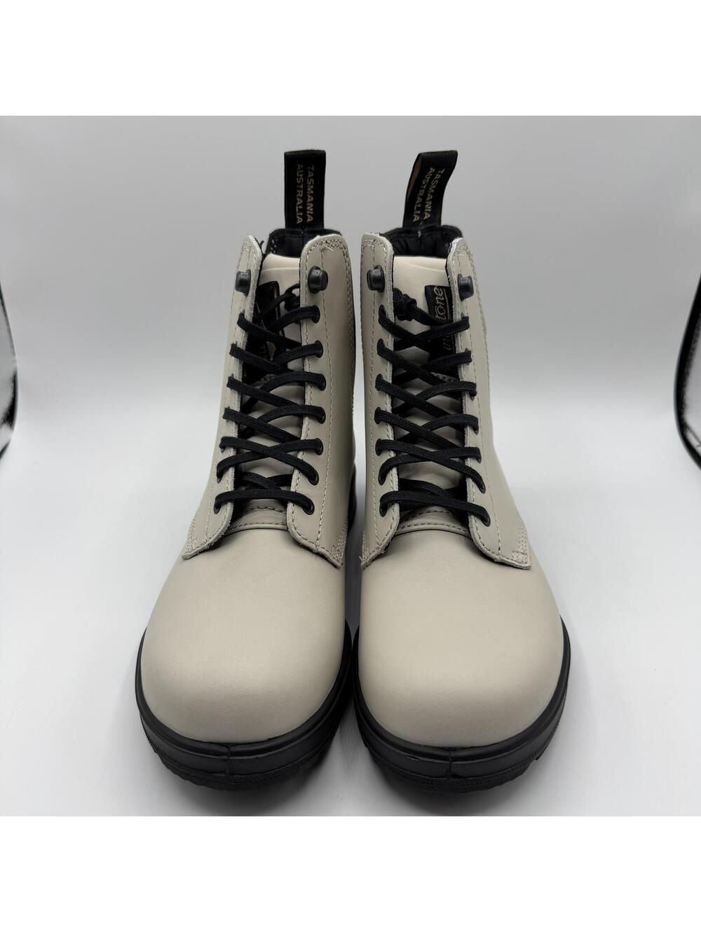 Blundstone 2324 Originals Lace Up Leather Chelsea Boots Oat Women Size 6 - Picture 2 of 11